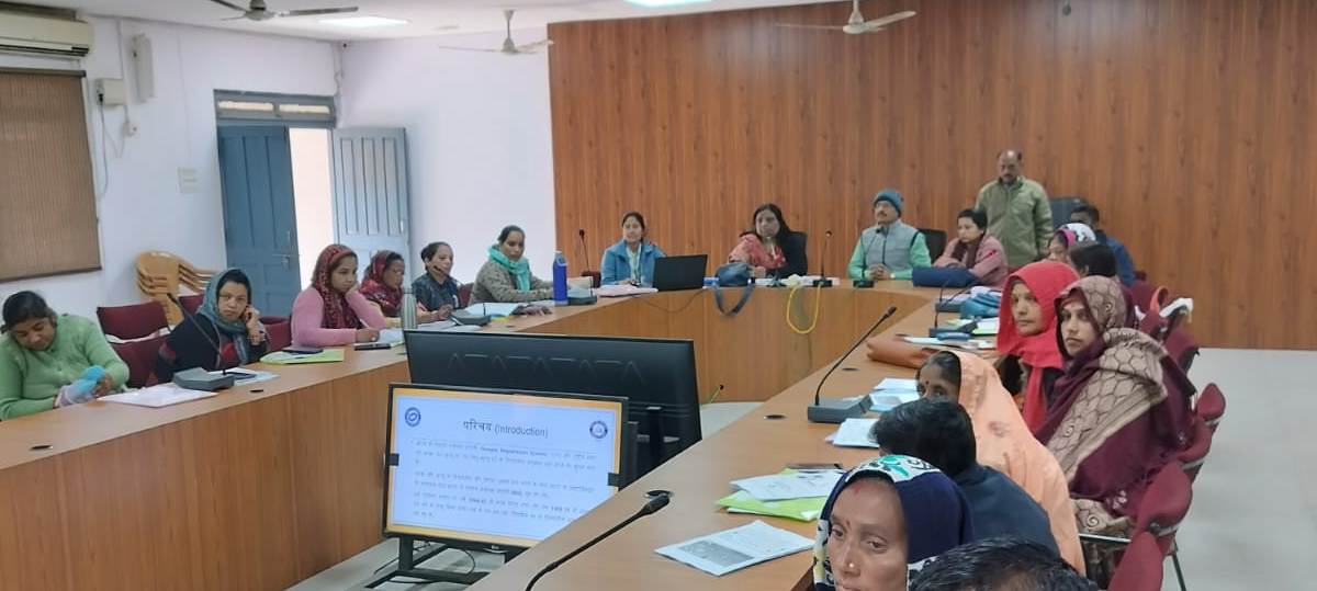 न्यादर्श पंजीयन योजनान्तर्गत  अंशकालिक प्रगणको का एक दिवसीय प्रशिक्षण संपन्न