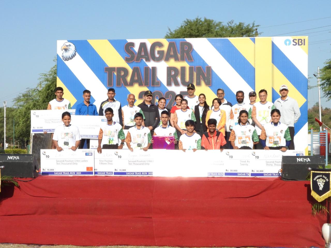 सागर ट्रेल रन 2025 का भव्य आयोजन किया गया
