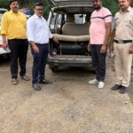 गैस किट से संचालित मारूति वेन पर कार्यवाही – आरटीओ
